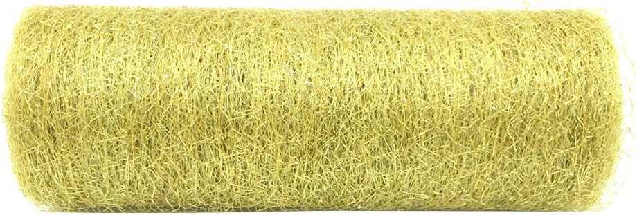 Tulle Roll ,fabric ribbon gold - Image 3
