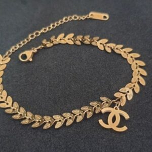 Leaf bracelet stainless steel