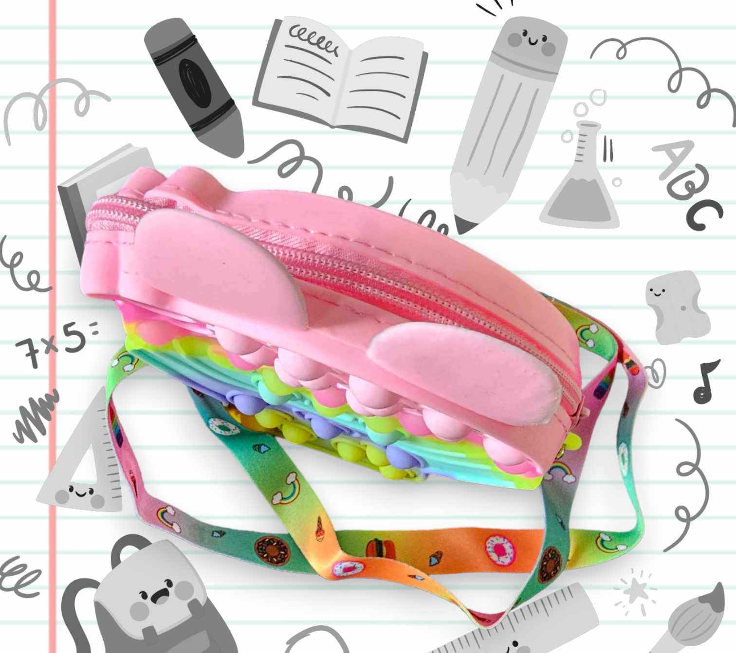 Pop it fidget bag pastel colors - Image 7