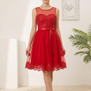 Red Spanish dress M/L 10-12