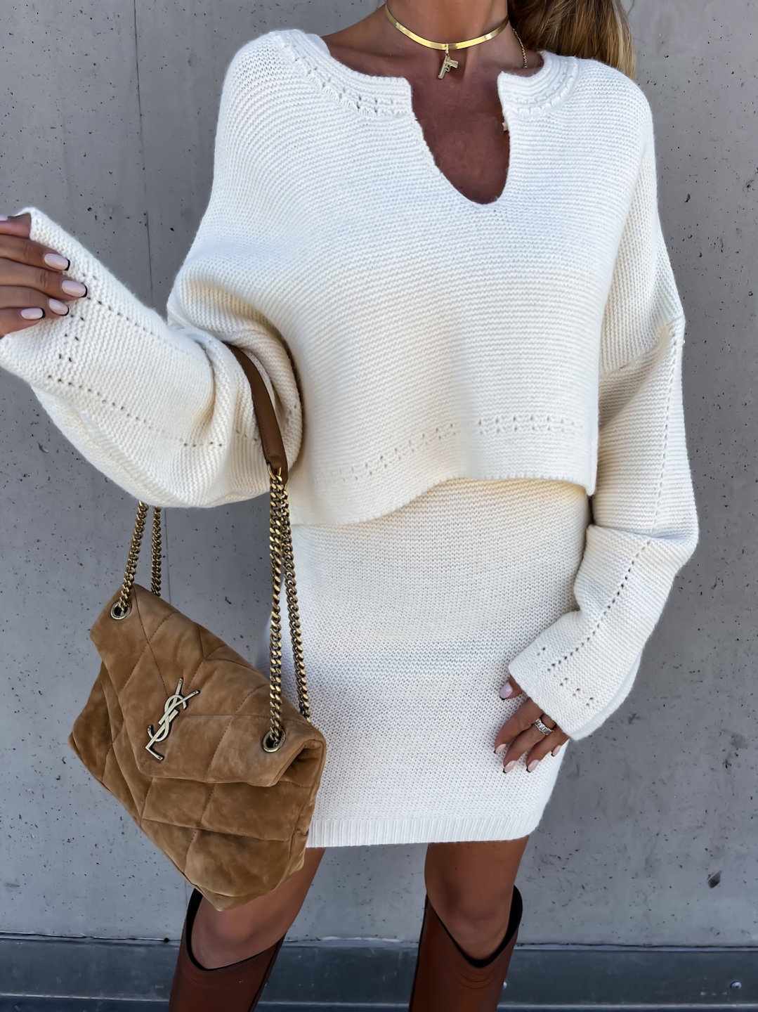Dress with sweater Xs -small L - Image 4