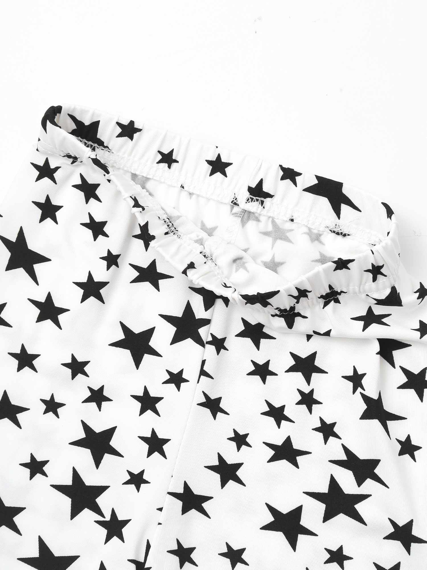 Kids star print leggins age 5-6 - Image 6