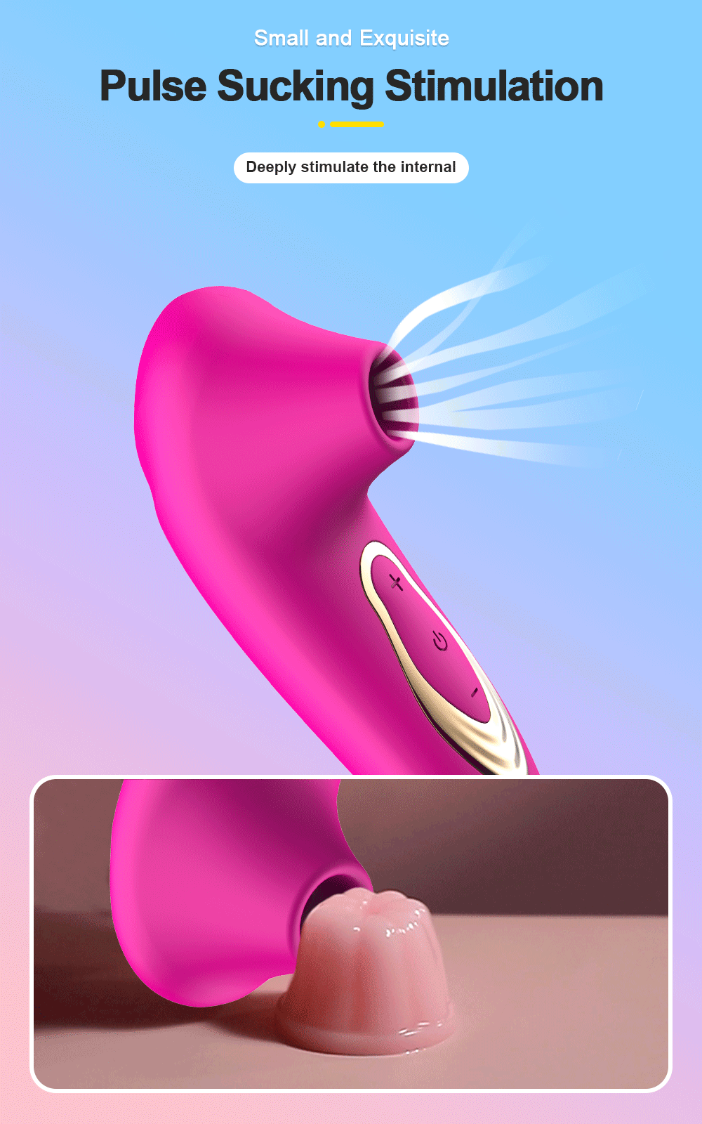 Powerful Sucking Vibrator Clit Sucker - Image 2
