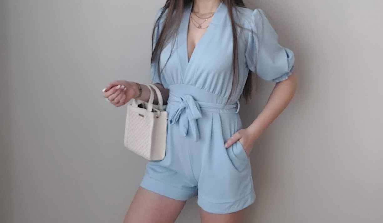 Blue sky short jumpsuit uni - Image 4