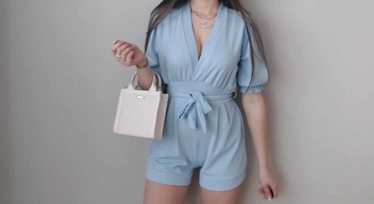 Blue sky short jumpsuit uni - Image 2