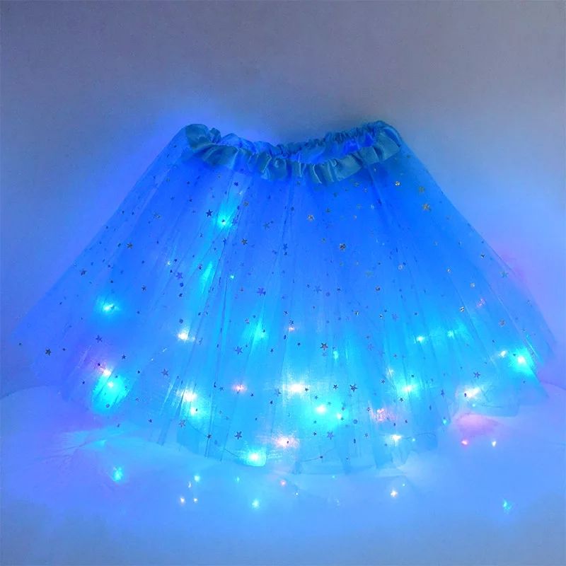 Children's blue tulle skirt size 2-8 years - Image 2
