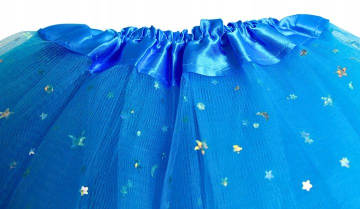 Children's blue tulle skirt size 2-8 years - Image 5