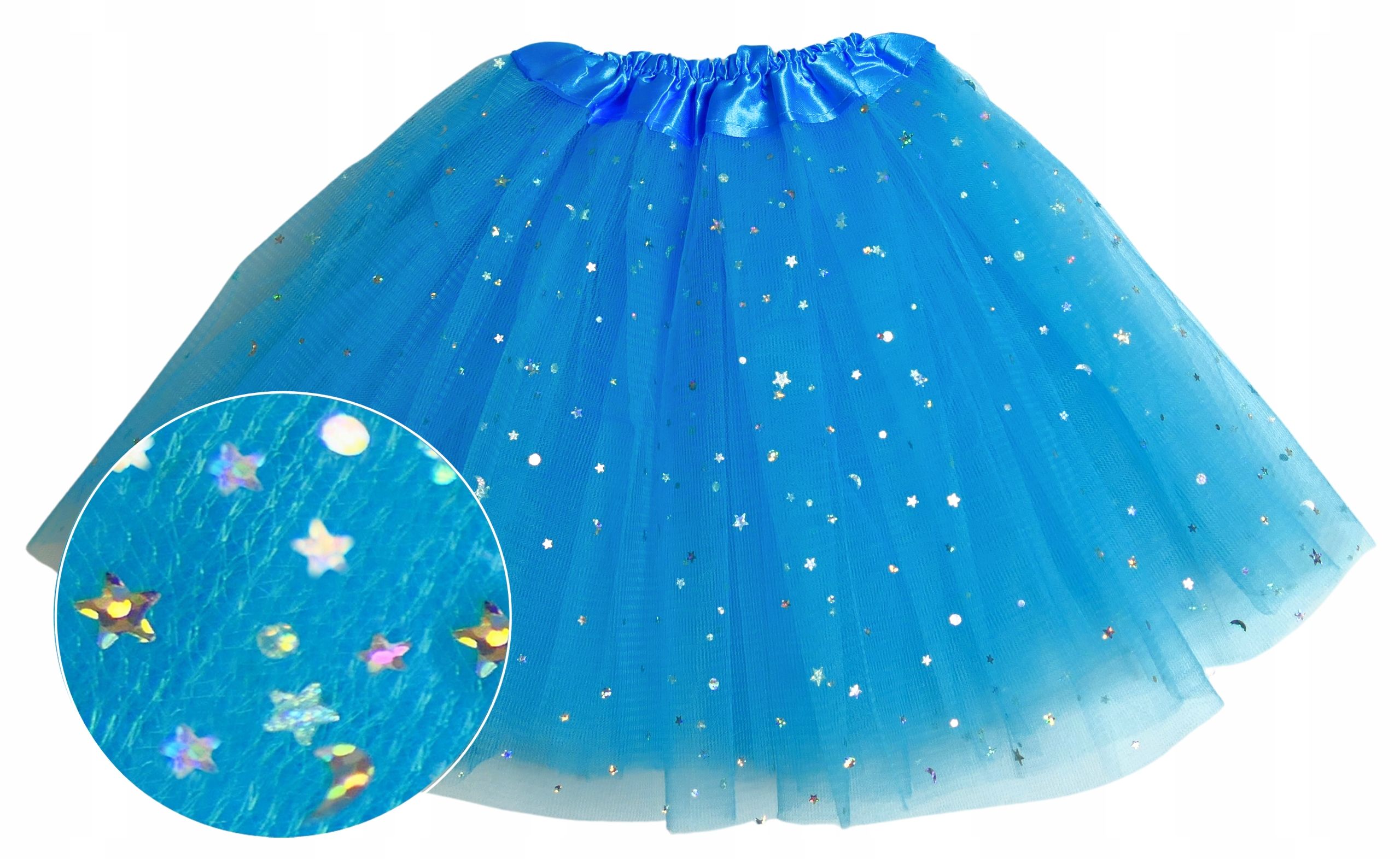 Children's blue tulle skirt size 2-8 years