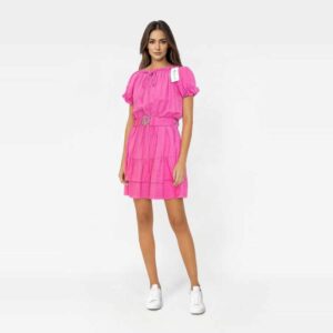 Fuchsia short spanish dress