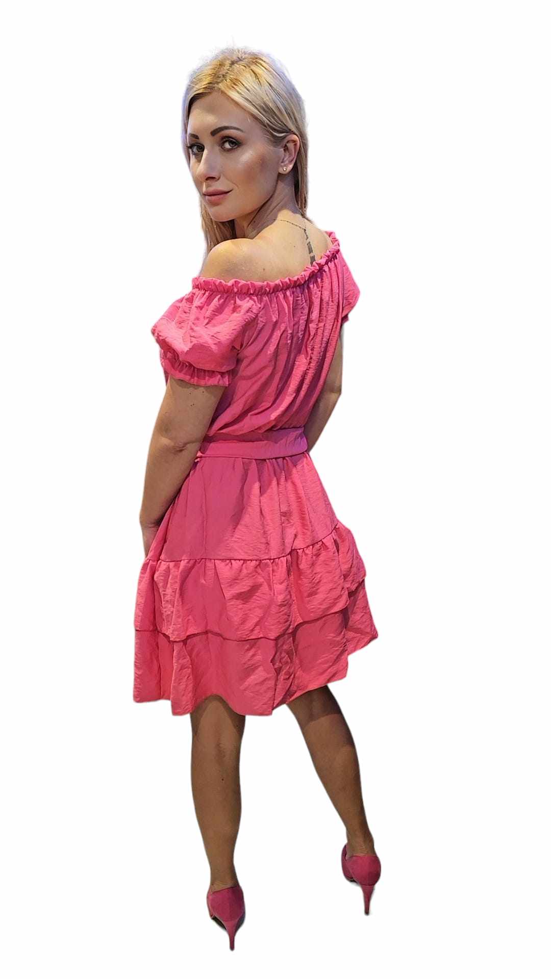 Fuchsia short spanish dress - Image 6