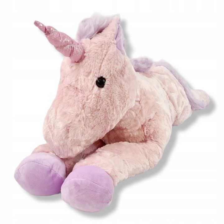 Pink unicorn mascot, 120 cm