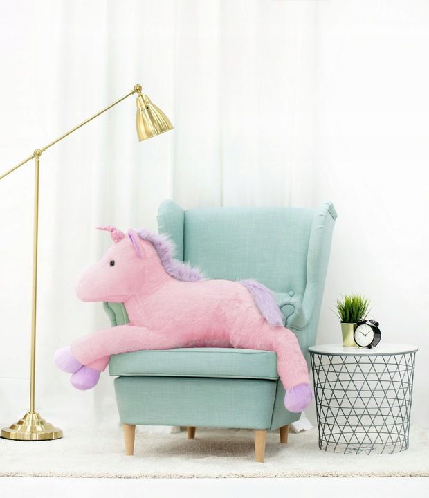 Pink unicorn mascot, 120 cm - Image 3