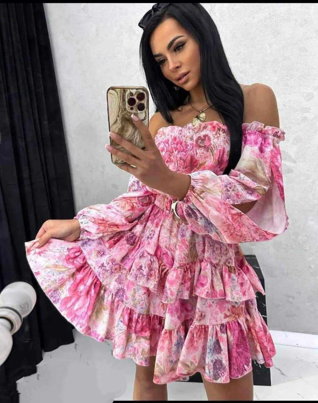 Spanish floral dress - Image 8