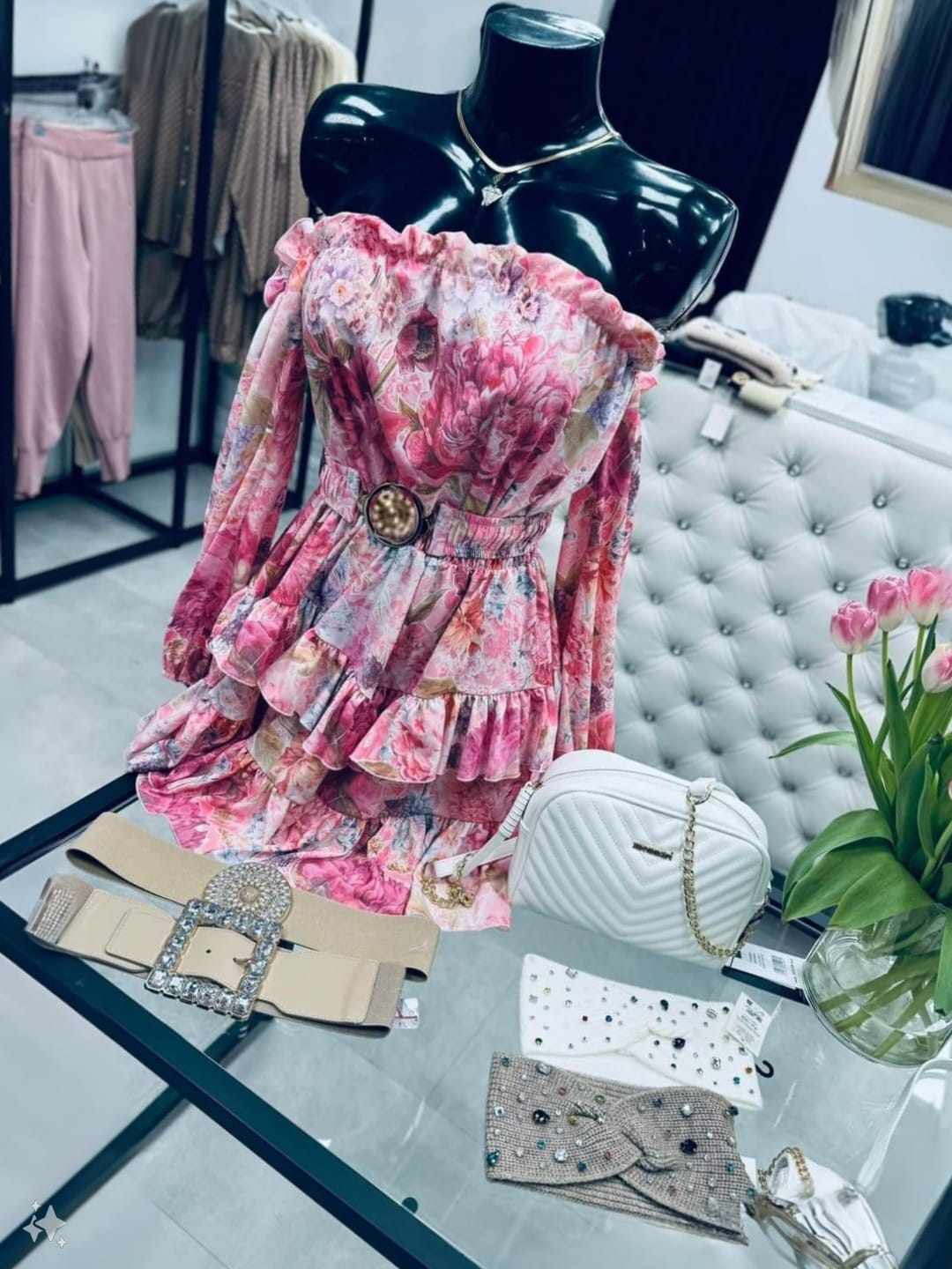 Spanish floral dress - Image 3