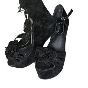 Black platform shoes