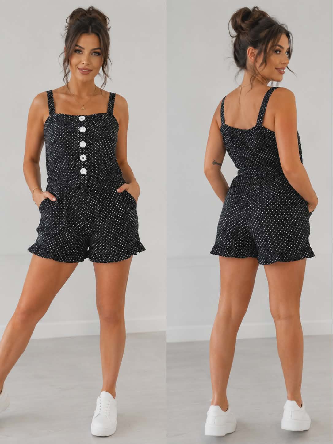 Dotted jumpsuit size 10