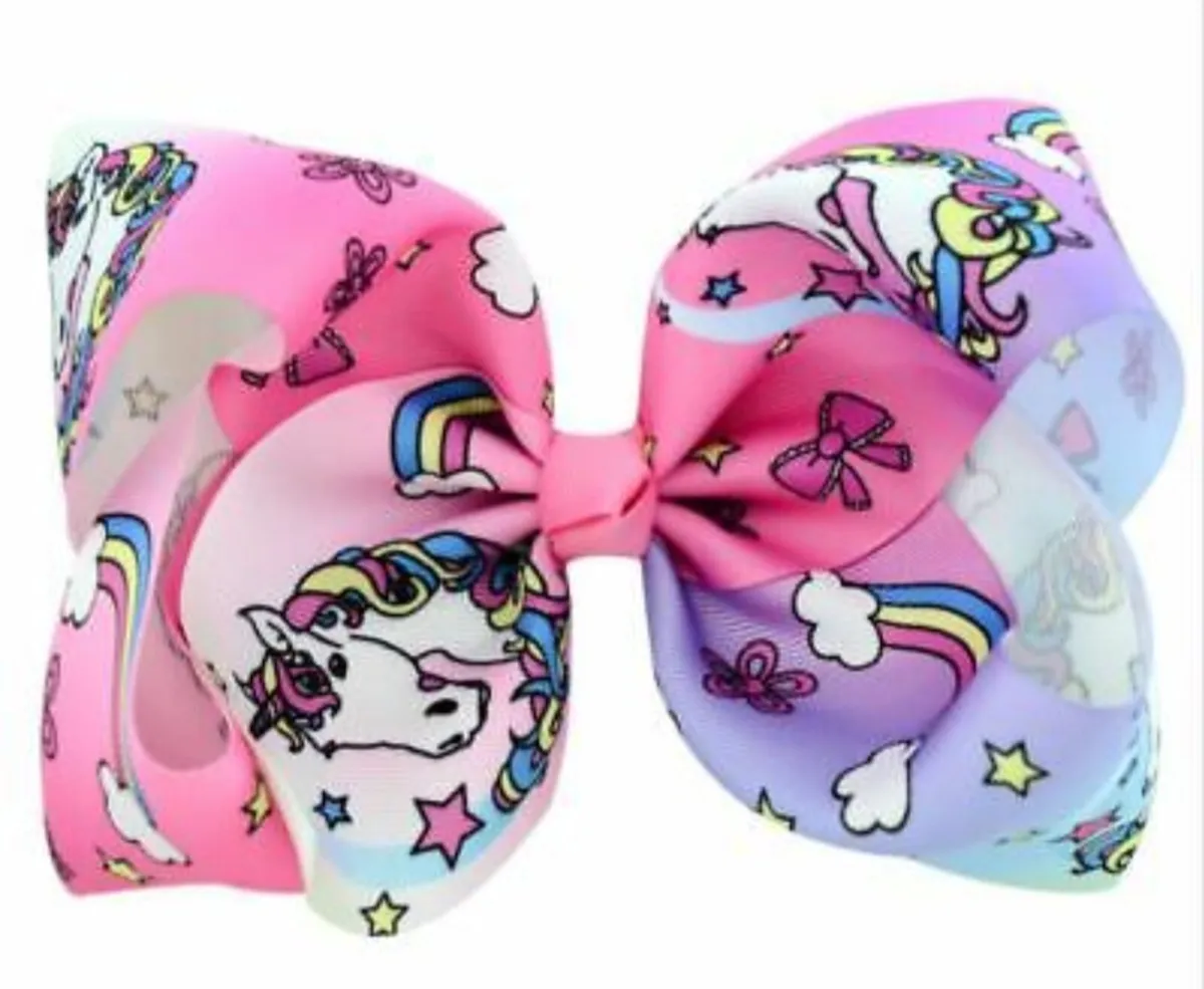 Hair unicorns Bow clip style