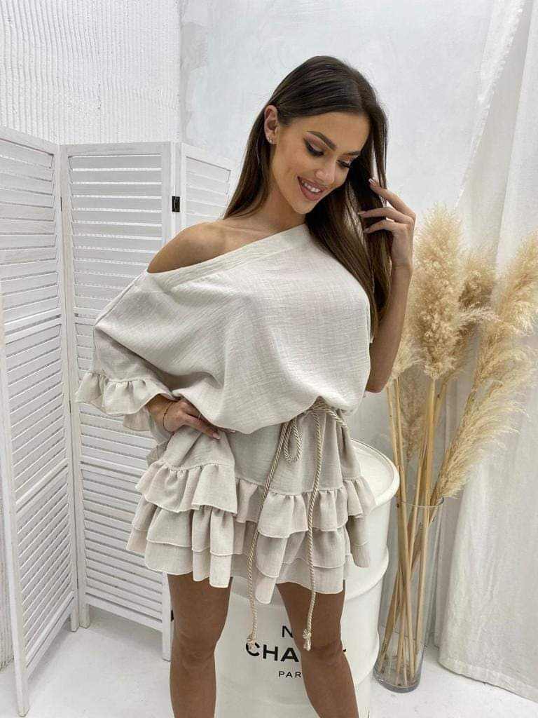 Cream dress