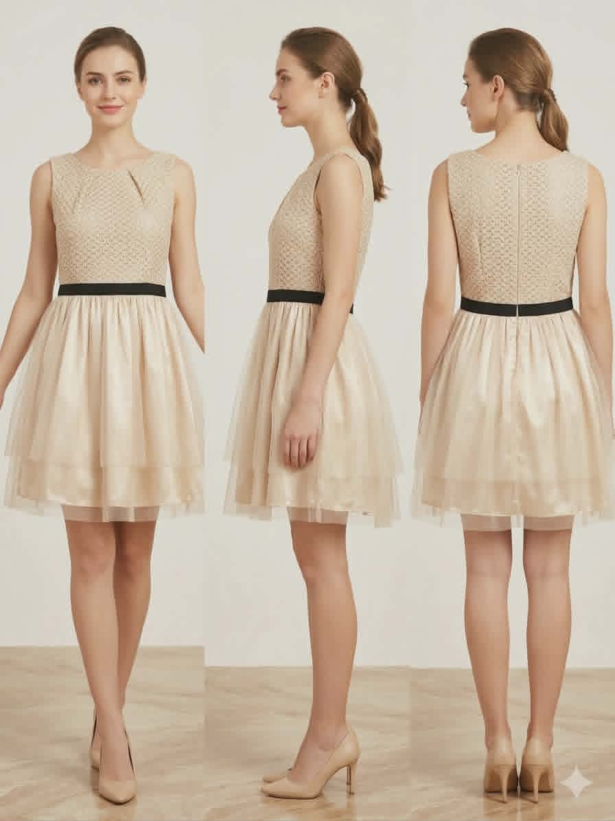 Fashion Women's Mesh dress 6-10 - Image 2