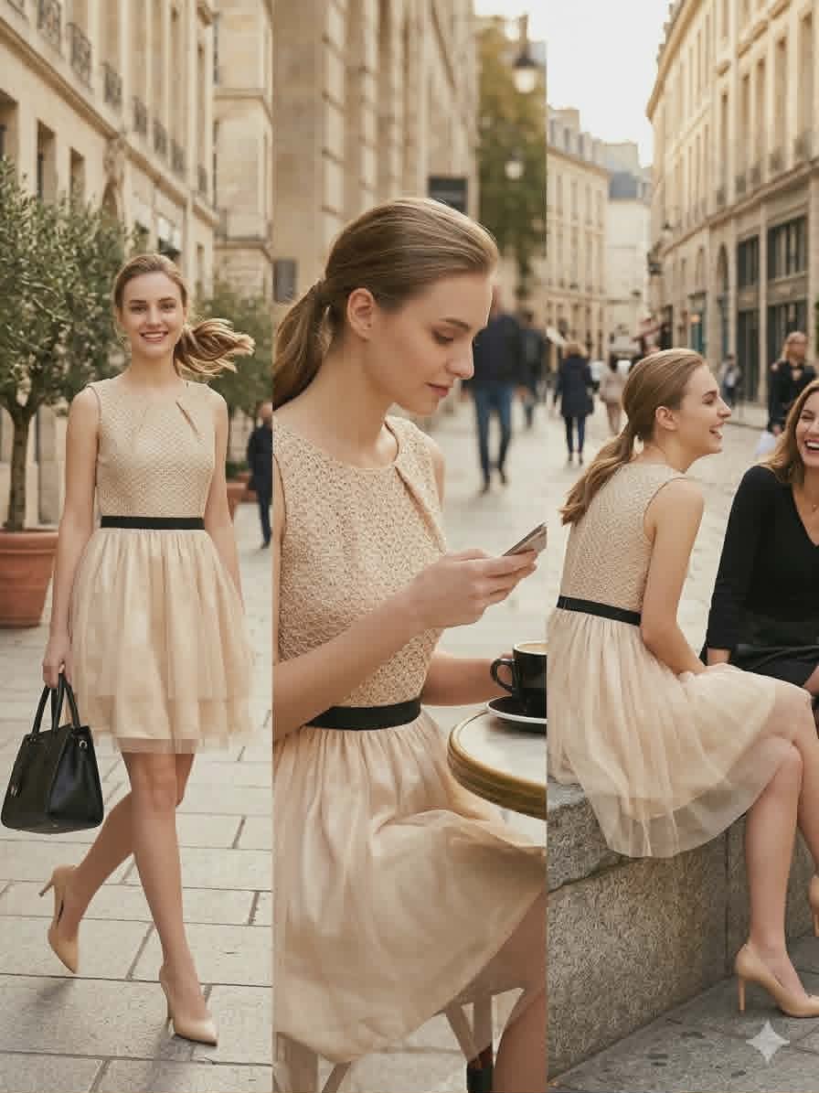 Fashion Women's Mesh dress 6-10