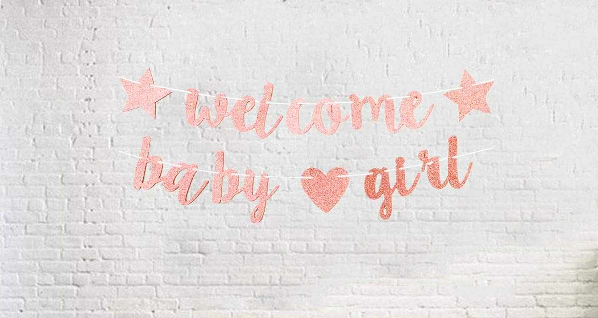 Decoración de fiesta de revelación de género Bienvenida niña - Image 9