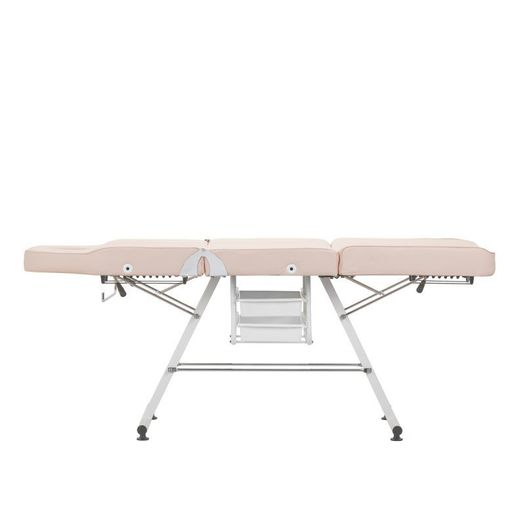 Cama de belleza con cajones spa cosmético rosa claro - Image 7
