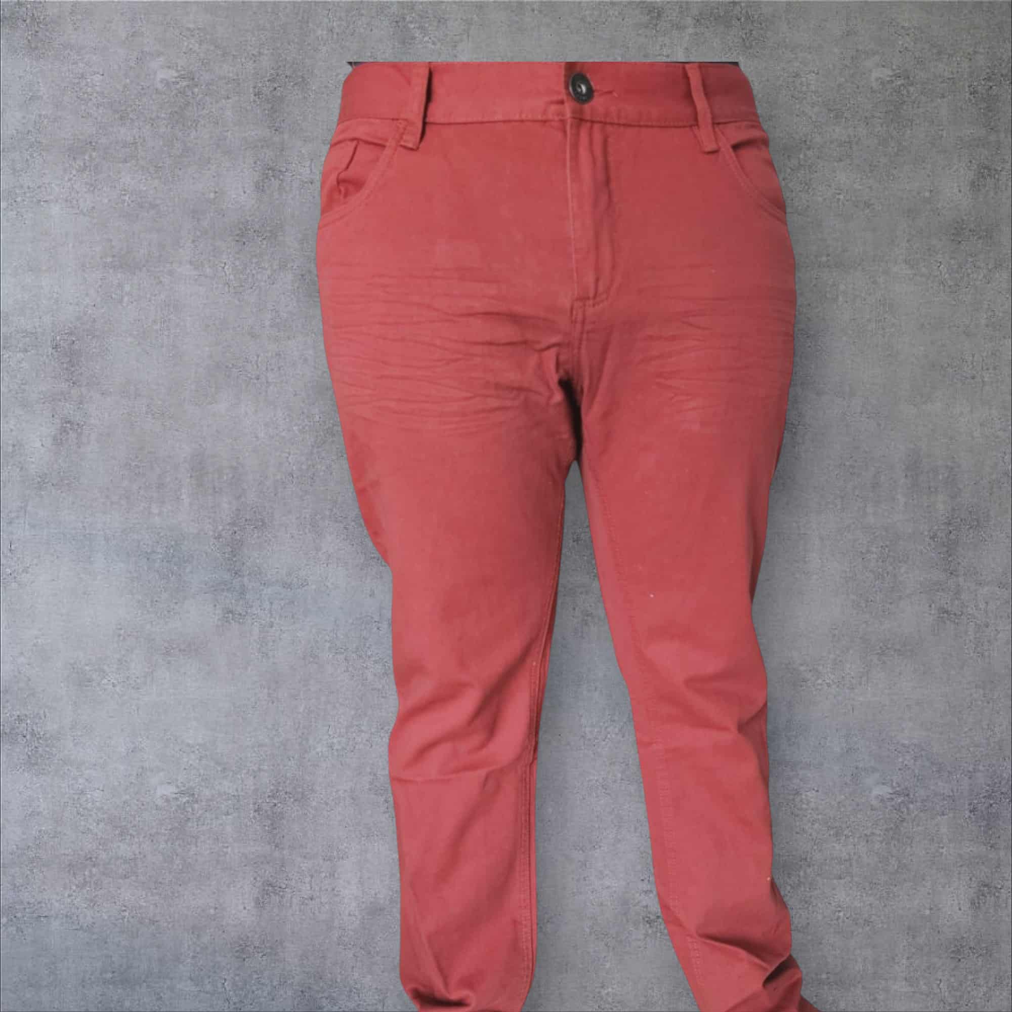 Pantalones vaqueros casuales de color vivo para hombre - Image 3