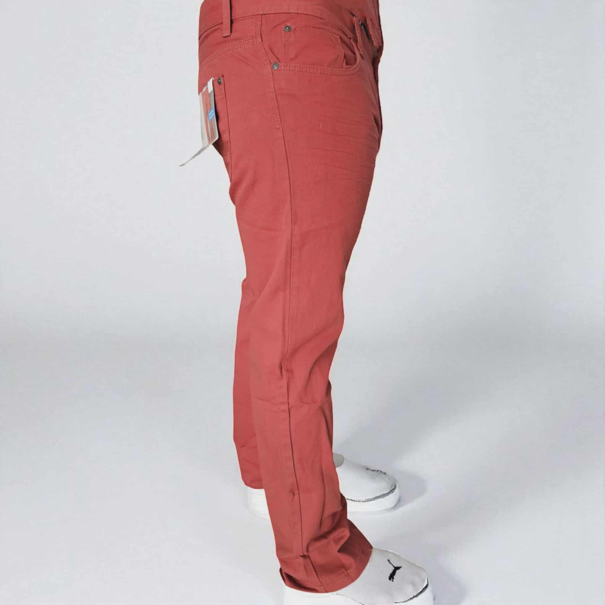 Pantalones vaqueros casuales de color vivo para hombre