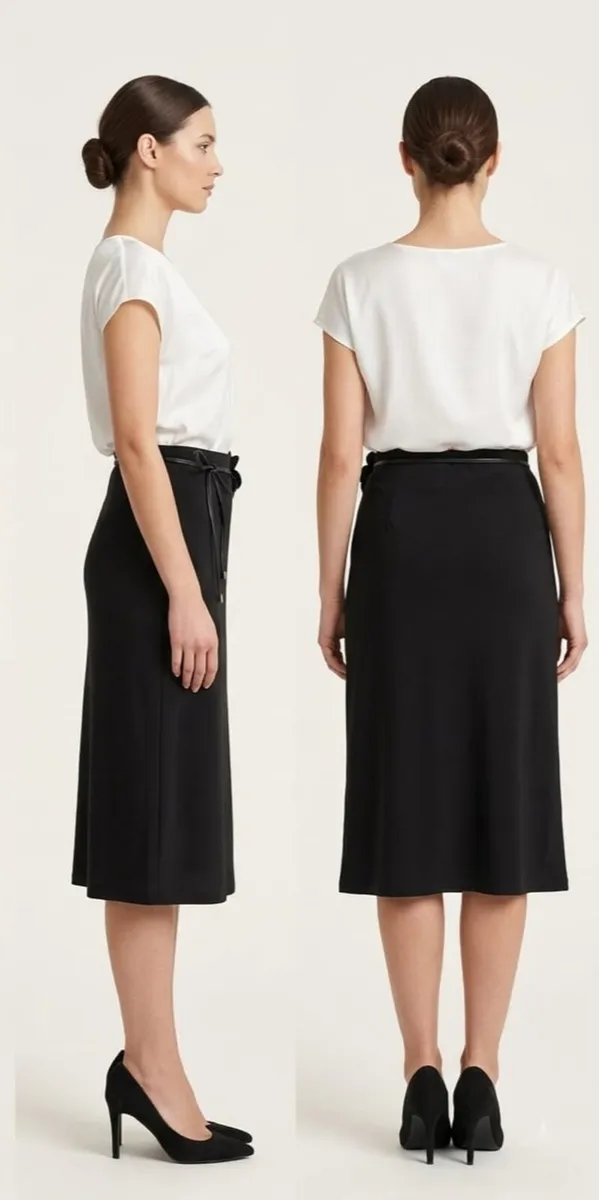 Falda midi negra de Dorothy Perkins - Image 2