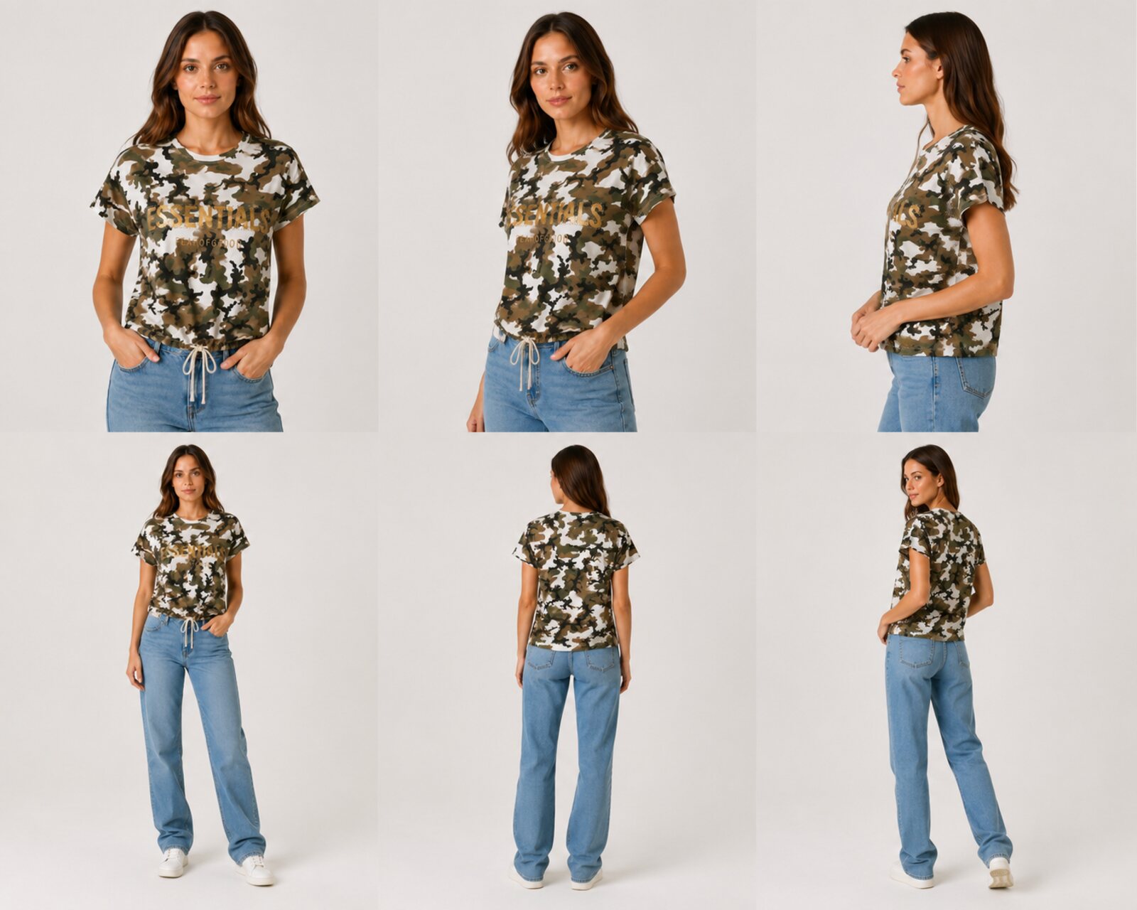 ESSENTIALS Camo T-Shirt - Image 2