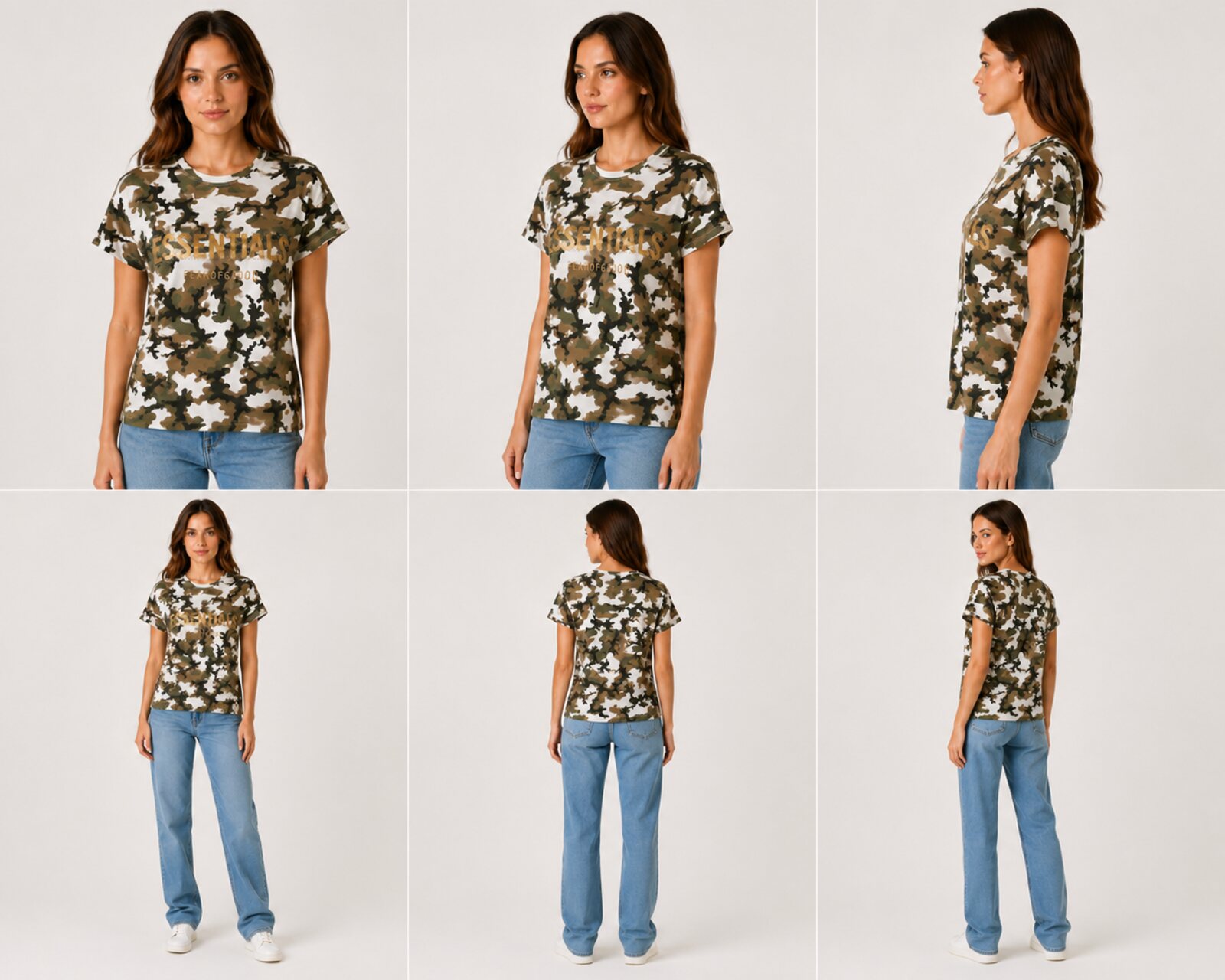 ESSENTIALS Camo T-Shirt - Image 3